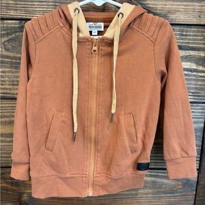 Posh Kiddos- 3T- Hoodie Zip-Up Jacket- EUC